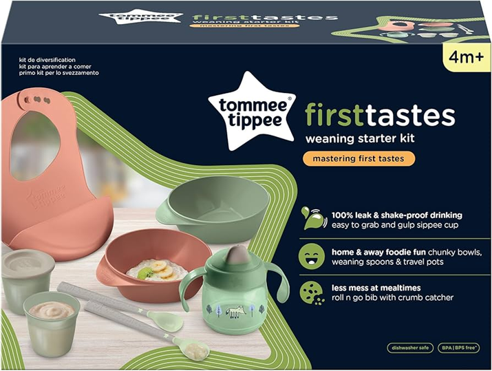 TOMMEE TIPPEE zestaw naczyń i dodatków 8el.