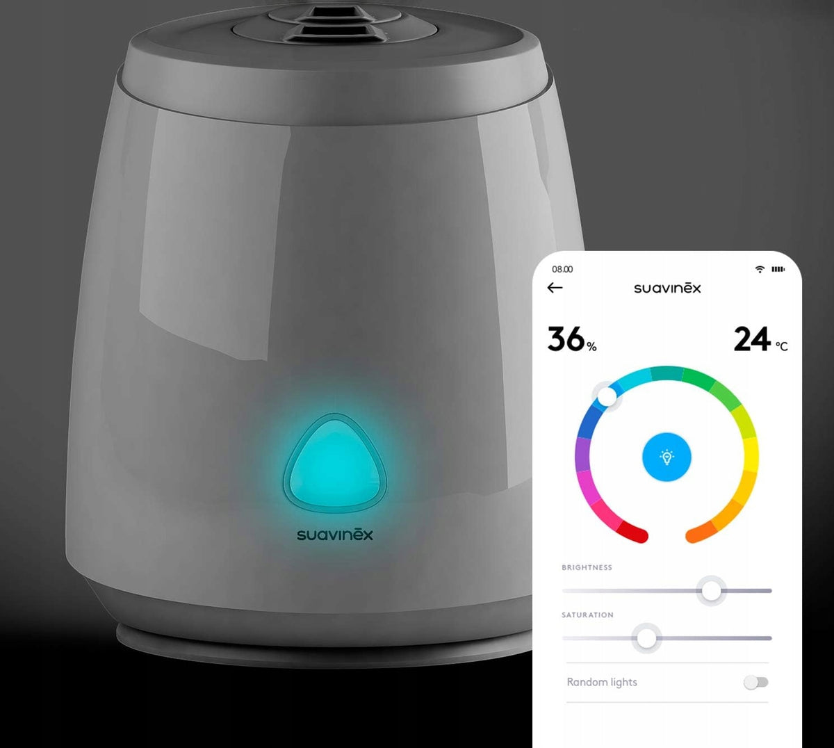 SUAVINEX Care ultrahangos párásító alkalmazása