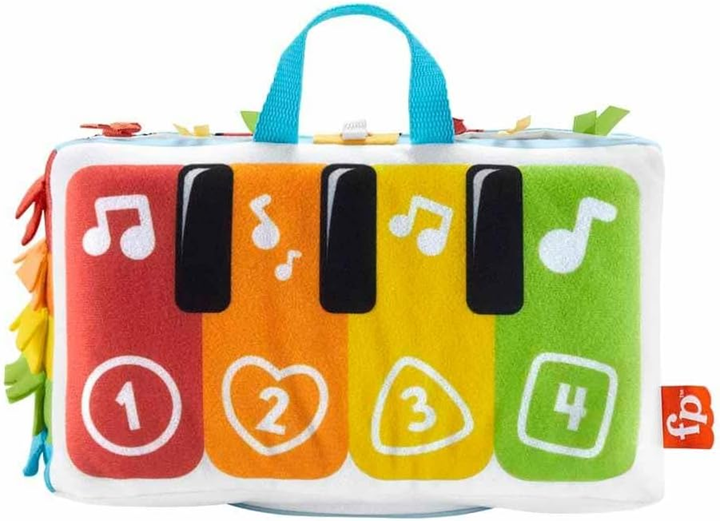FISHER-PRICE Piano interactivo Kick & Play para jugar boca abajo