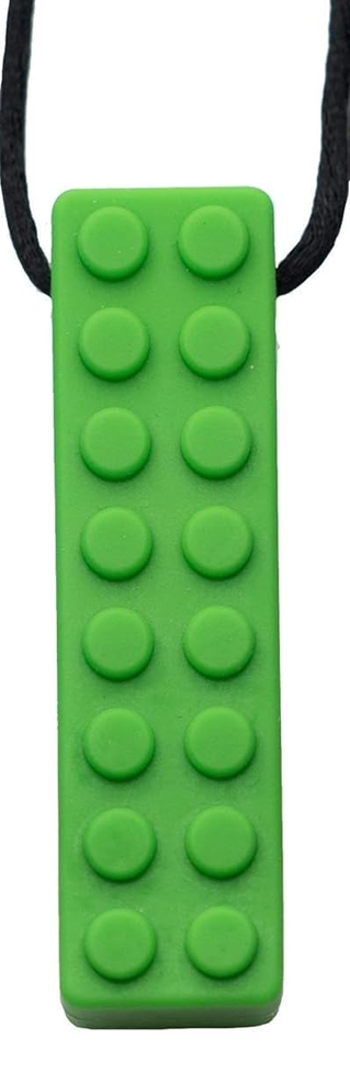 TILCARE Chew Chew Beißkette Beruhigungshalskette 1,8 x 6,4 cm GRÜN