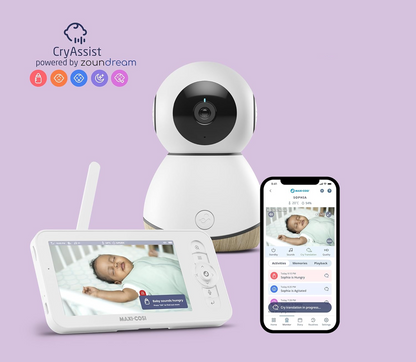MAXI-COSI See Pro távirányítós elektronikus bébiőr 5" Ultra HD + alkalmazás