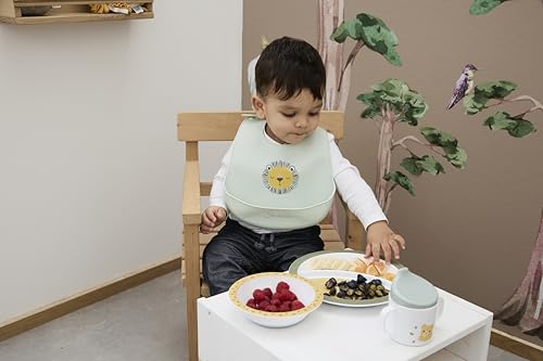 STERNTALER Leo oroszlán szilikon előke zsebbel, állítható