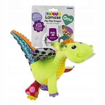 LAMAZEsensory toy DRAGONage 0 +dominant colour greendimensions 24 x 26 cmmaterials polyester, plasticfree of