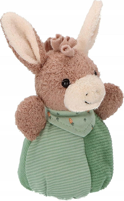 STERNTALER Emmilius szamár plüssfigura zörgő papírral 15 cm