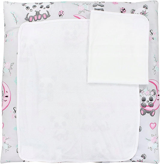 TUPTAM miękki przewijak z pokrowcami x2 75x50 cm