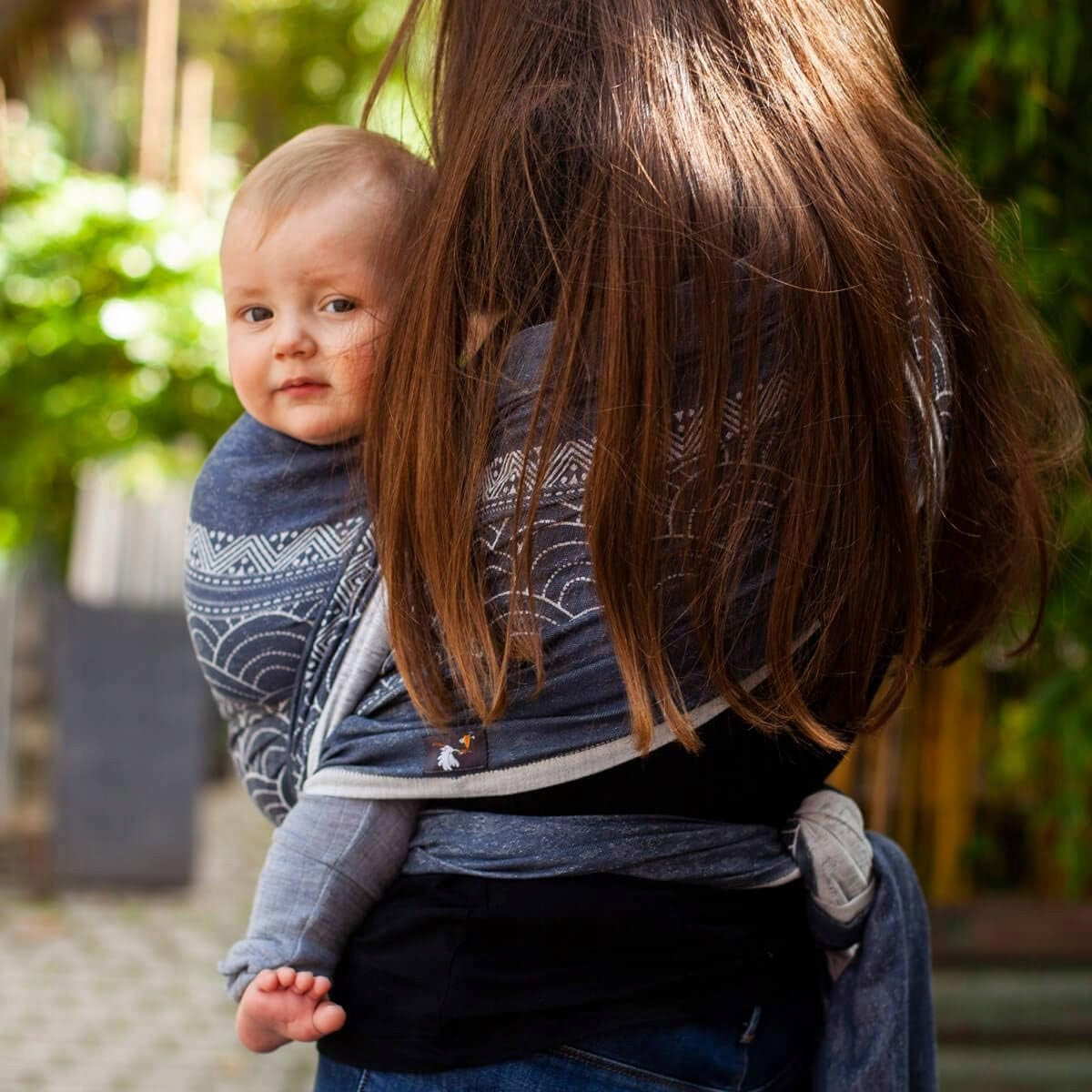 HOPPEDIZ fascia tessuta per portare il bambino 5,4x0,7