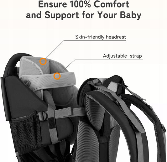 BESREY KRAXE hiking carrier with frame and canopy