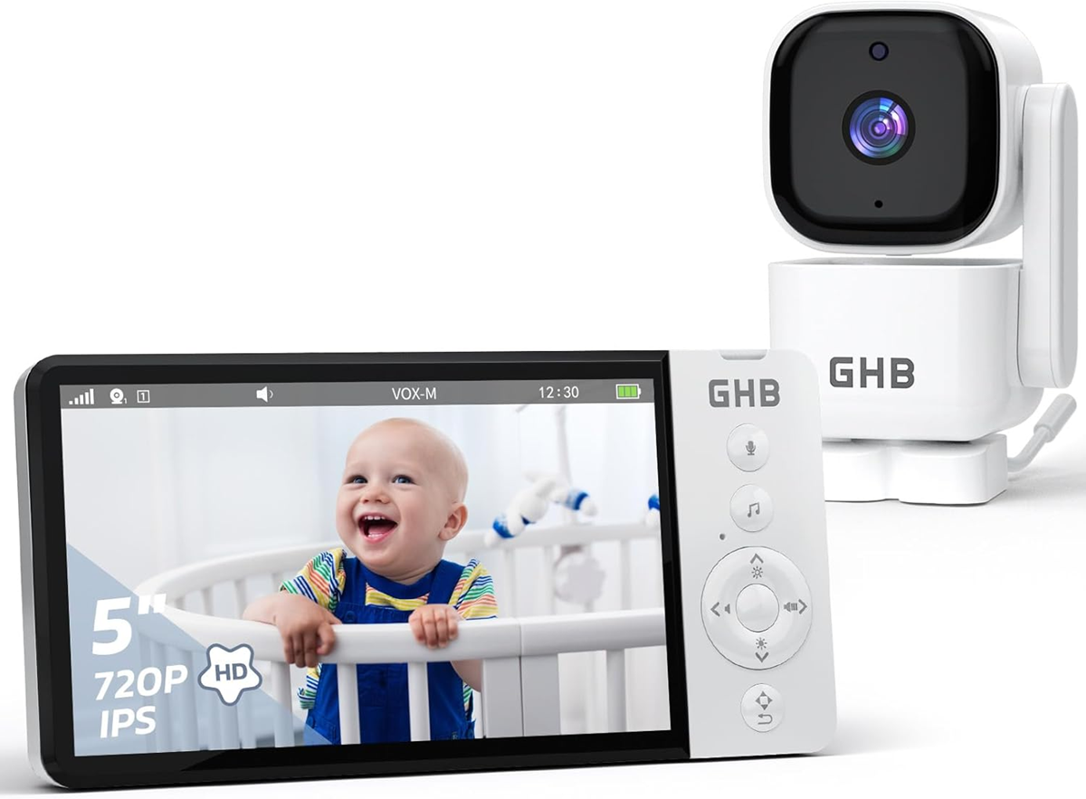 GHB ABM720C digitális bébiőr 5" LCD