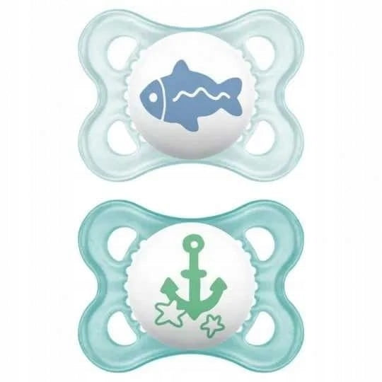 MAM ORIGINAL smoczek uspokajający 2-6m box steryli KAUCZUK