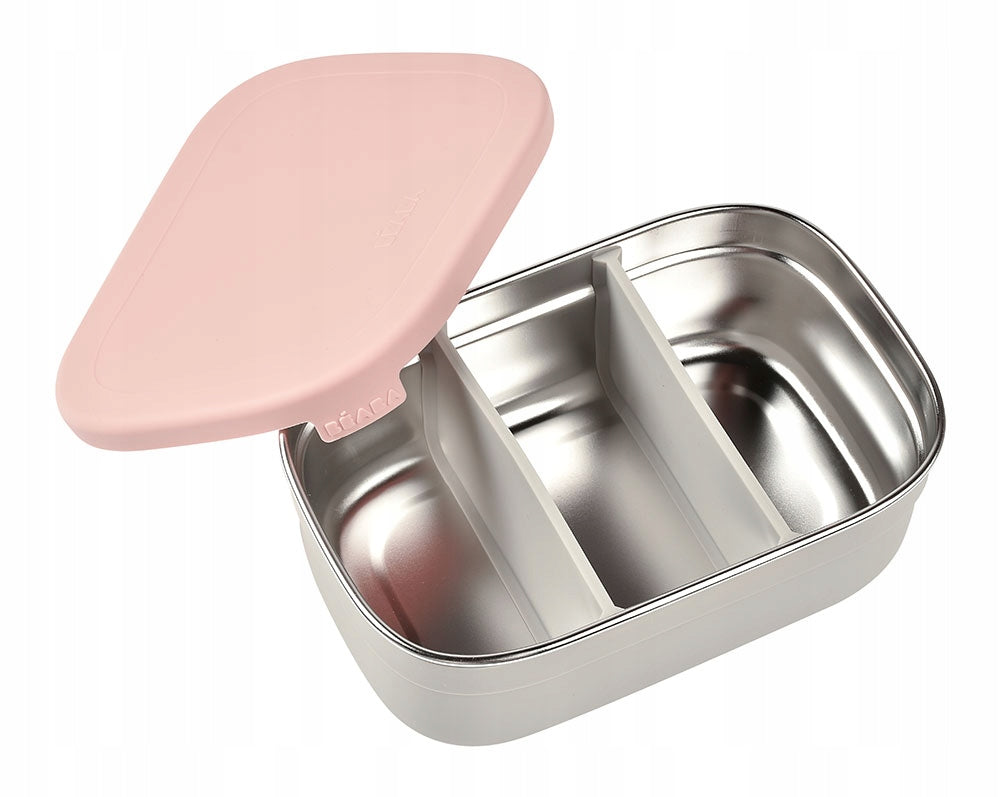 BEABA śniadaniówka lunchbox STAL nierdzewna 760ml z przegrodami