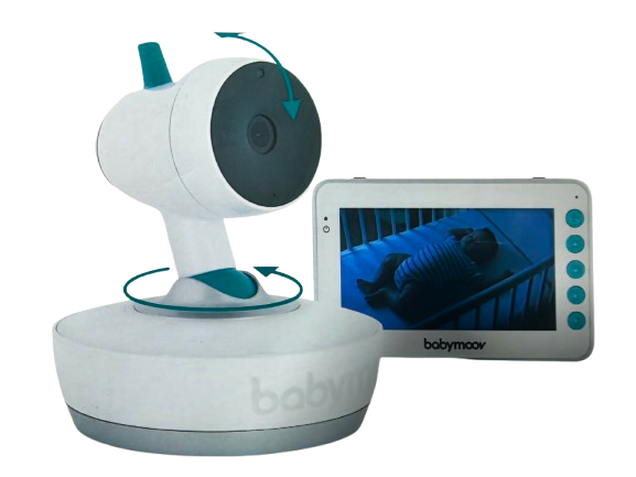 BABYMOOV Yoo Moov távirányítású elektronikus bébiőr 4,3" VOX