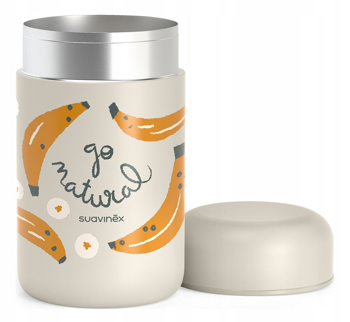 SUAVINEX Go Natural termos obiadowy stalowy 400 ml