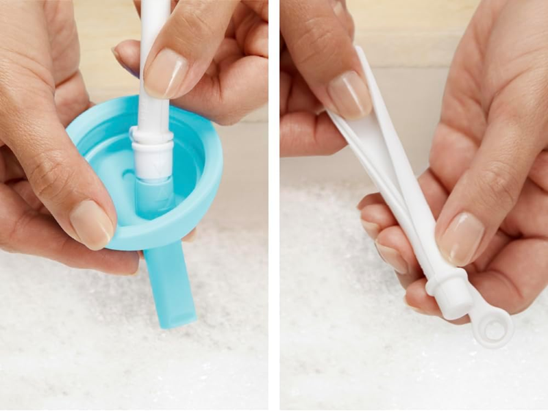MUNCHKIN Simple Clean Becher mit Trinkhalm, auslaufsicher, 12 M+, 296 ml