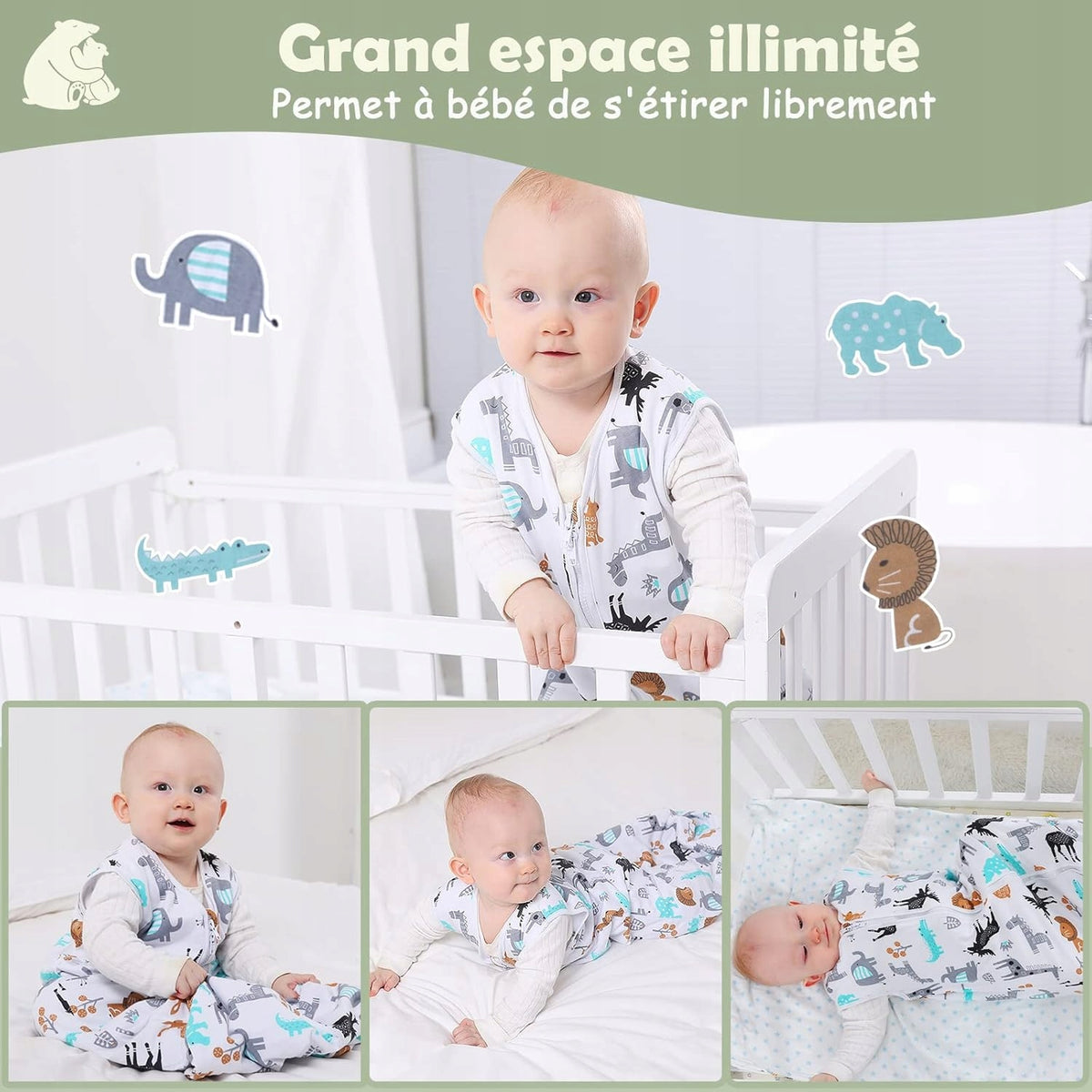 LICTIN śpiworek do spania letni 0,5TOG 65-85cm x2