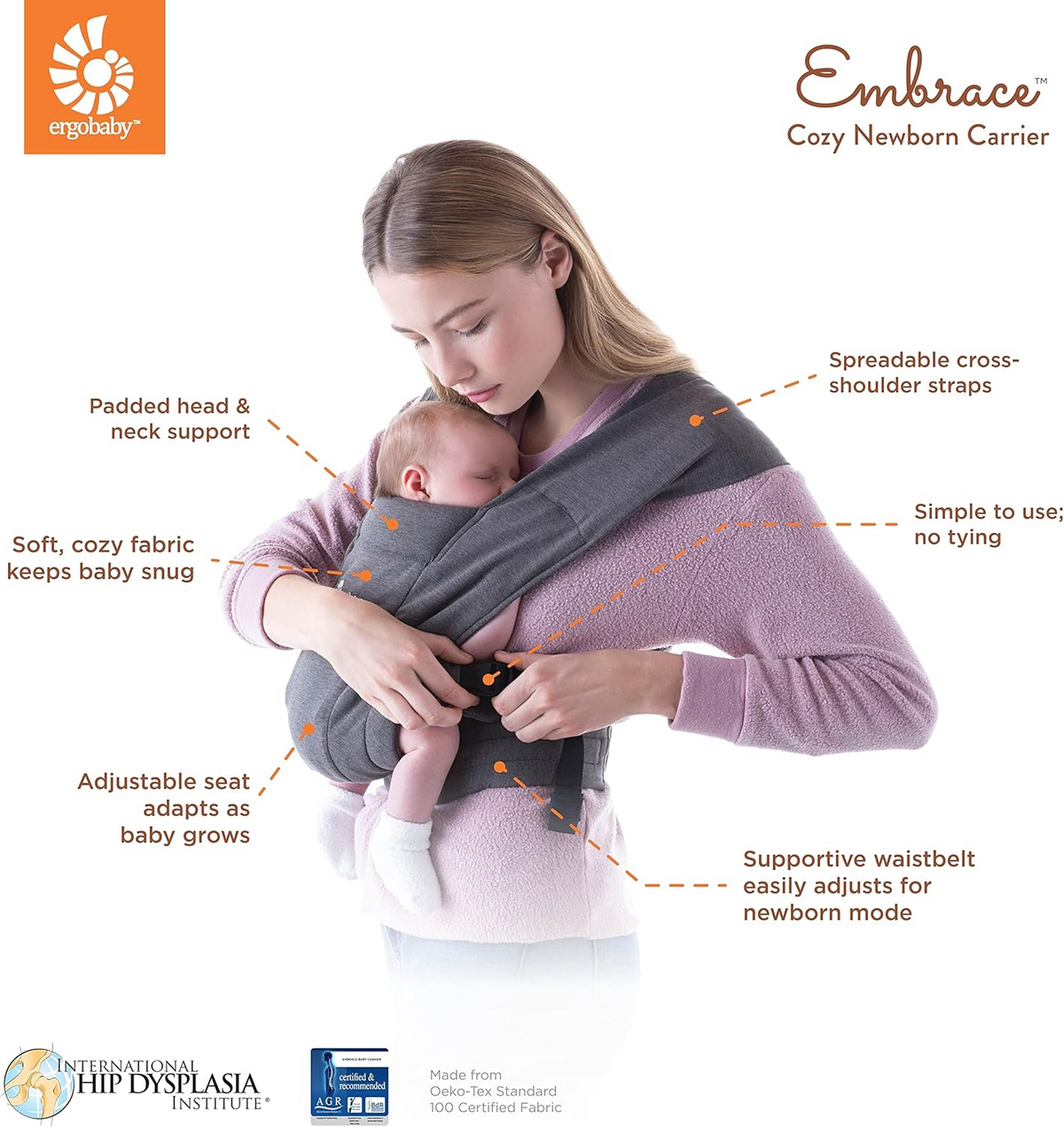 ERGOBABY EMBRACE nosítko pro novorozence
