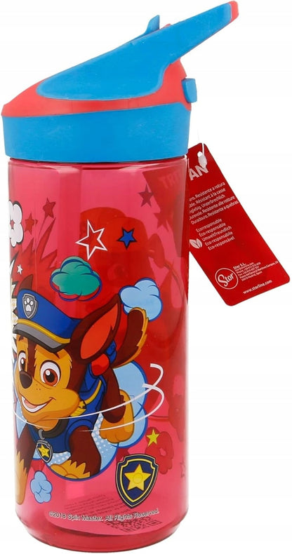 STOR Mancs Őrjárat tritán csőrös pohár kihúzható itatóval 3 hónap+ 620 ml