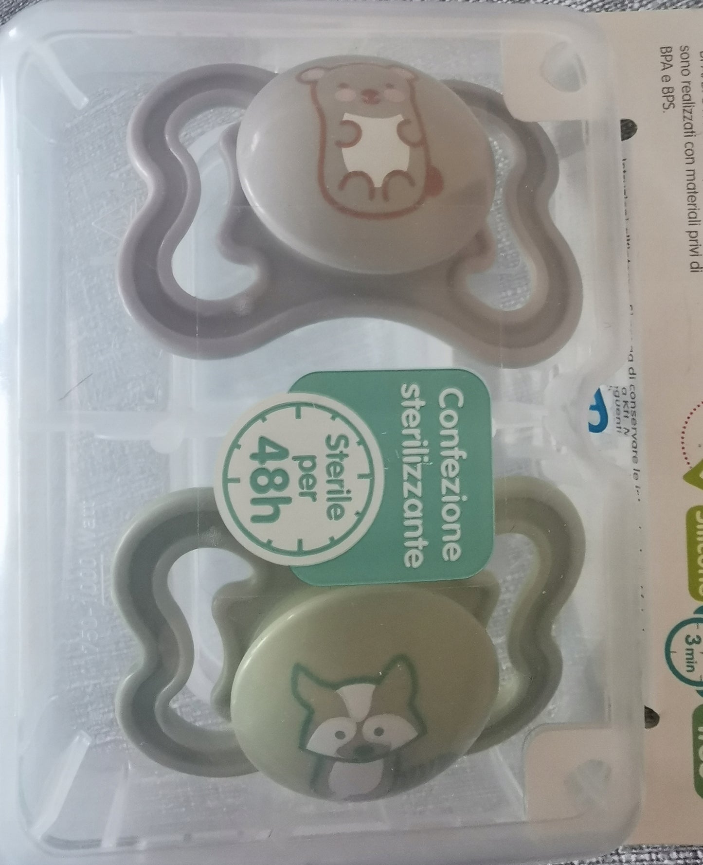 MAM AIR smoczek uspokajający x2 2-6msc + box