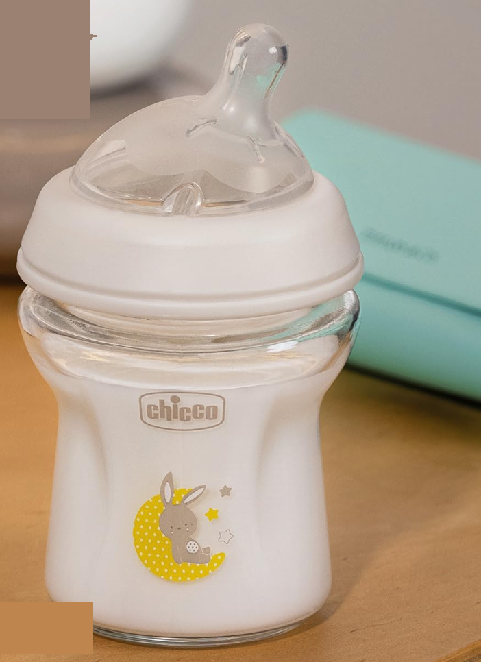 CHICCO NaturalFeeling SKLENENÁ fľaša 150 ml 0+ pomalý prietok