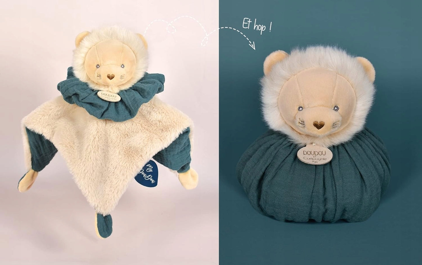 DOUDOU et COMPAGNIE lew przytulanka 25 cm
