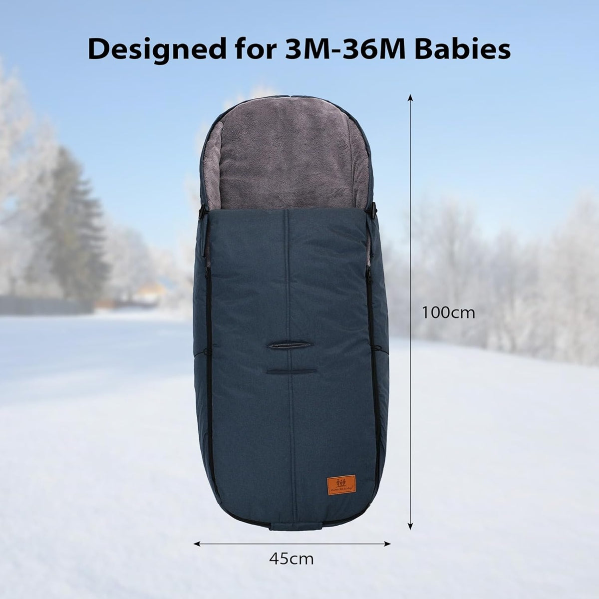MIRACLE BABY universal stroller footmuff