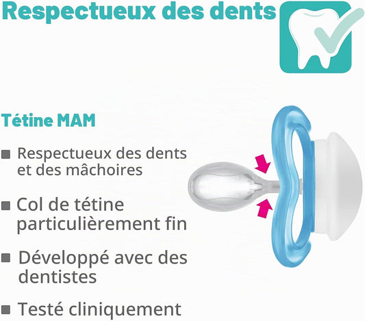 MAM Supreme pacifier 16m+ x2