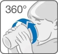 NUK Mini Magic Cup 360° spill-proof cup, 160 ml, 6+ months