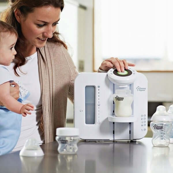 TOMMEE TIPPEE Perfect Prep EKSPRES DO MLEKA 2 min – podgrzewacz do mleka dla niemowląt, biały
