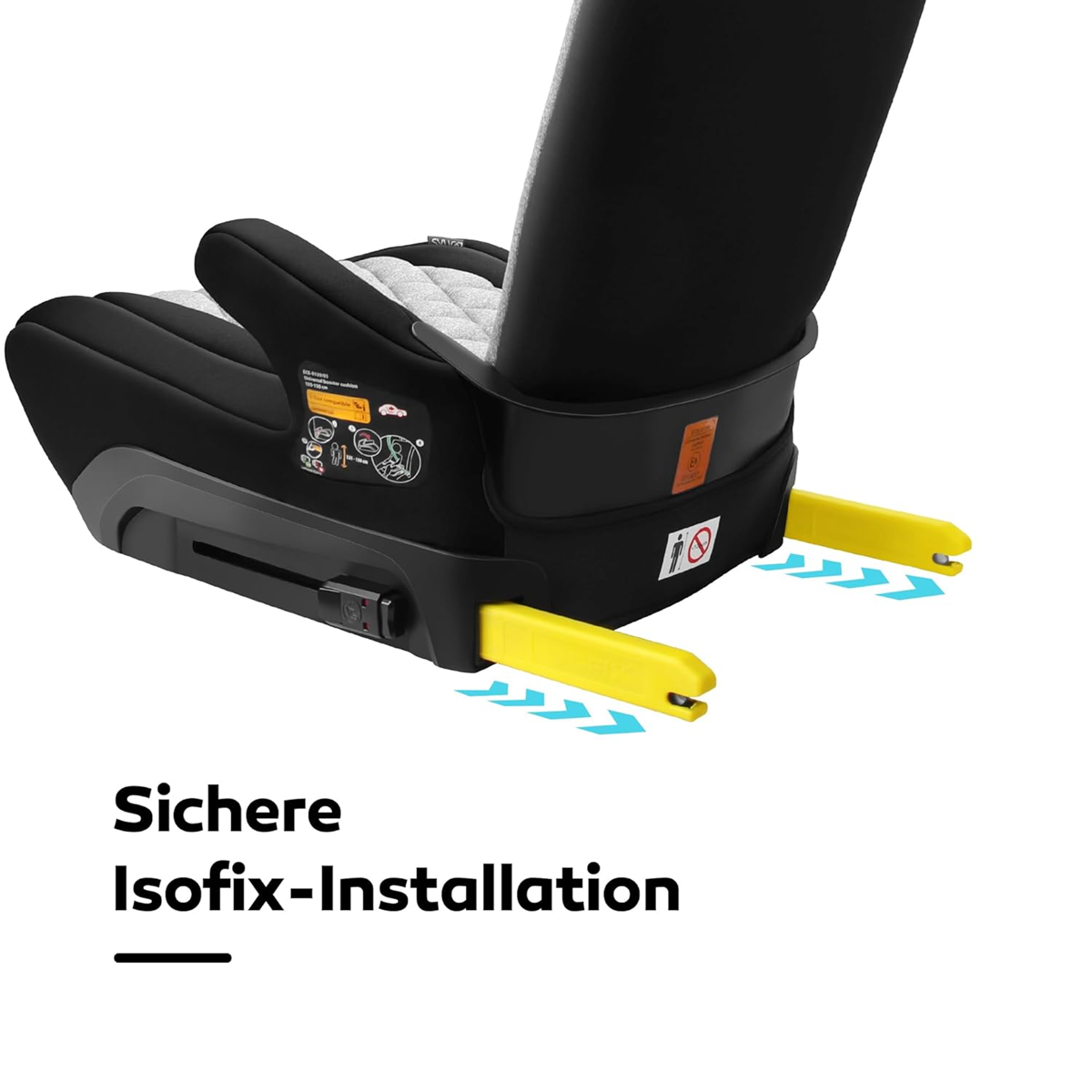 LETTAS I-SIZE autósülés ülésmagasító III. csoport ISOFIX-szel