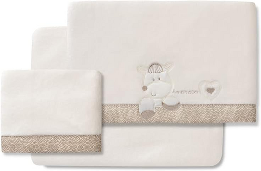 INTERBABY set of fleece bedding covers