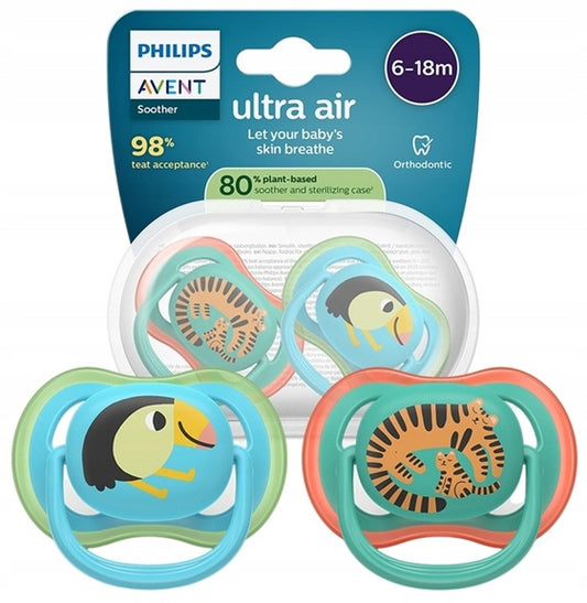 PHILIPS AVENT Ultra Air πιπίλες 2 τεμ. 6–18 μηνών