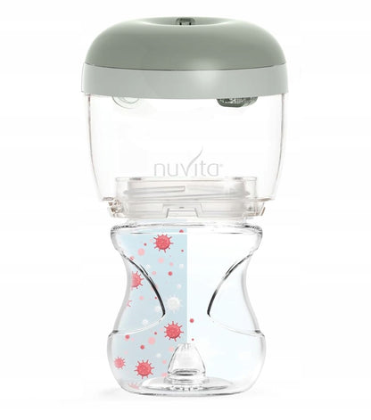 NUVITA MellyPlus 2 hordozható UV sterilizáló cumikhoz és cumisüvegekhez, 2 perc