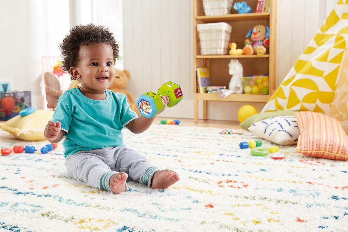 FISHER-PRICE mordedor interactivo sonajero con sonidos y luces J. ALEMÁN