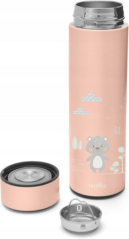 NUVITA thermos for hot and cold drinks, 500 ml, with a digital LED thermometer