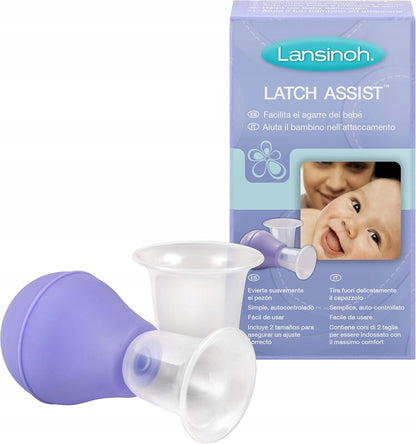 LANSINOH LatchAssist corector set pentru mameloane plate 19, 24 mm