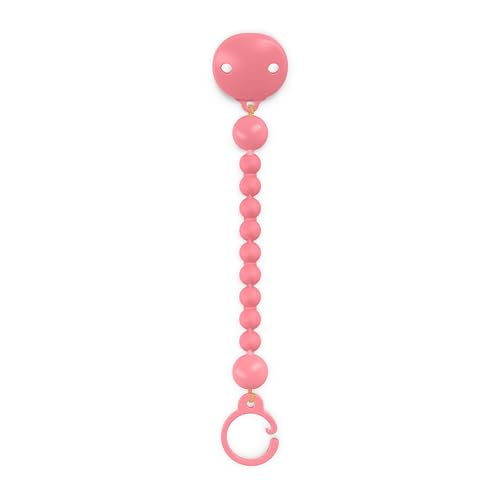 SUAVINEX Colour Essence silicone pacifier clip with clasp