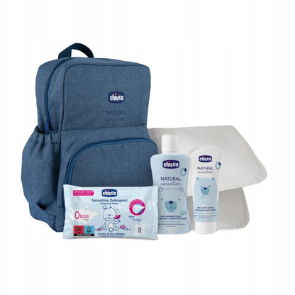 CHICCO Natural plecak torba na pieluchy i akcesoria + kosmetyki