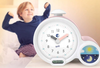 PABOBO Kid'Sleep OKTATÓS ÉBRESZTŐÓRA rózsaszín