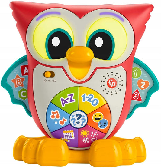FISHER-PRICE interaktív BAGOLY fényekkel, 90 dallam, mondatok FRANCIA nyelven, 18 hónapos kortól