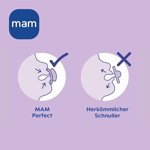 MAM Perfect Day & Night szilikon nyugtató cumi 0-6 hónapos korig, 4 db VILÁGÍTÓ