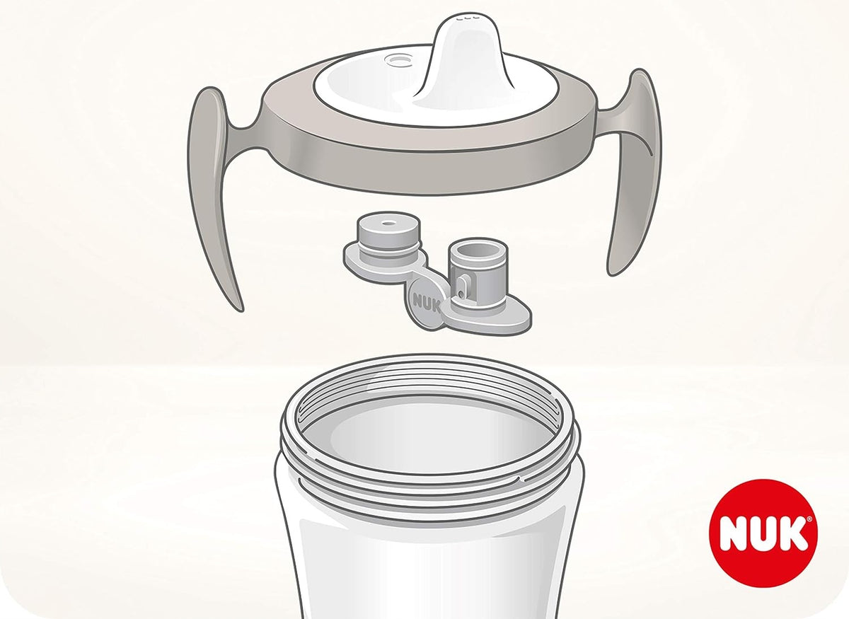 NUK Trainer Cup HRNEK NEKAPE srdce 6 m+ 230 ml