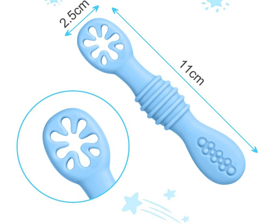 VICLOON szilikon kanál készlet szilárd ételekhez, 4 db, 11 cm