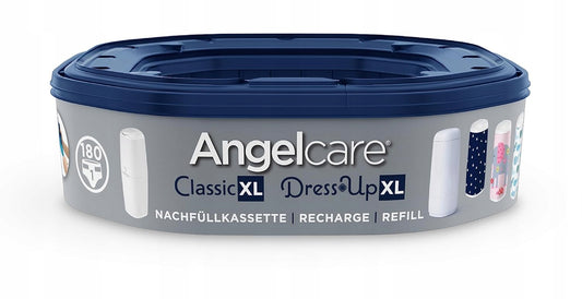 ANGELCARE Classic XL koš na použité pleny + náplň Dress Up