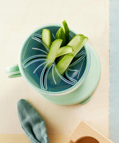NIP Snackbox Eat Green food container and drinking cup