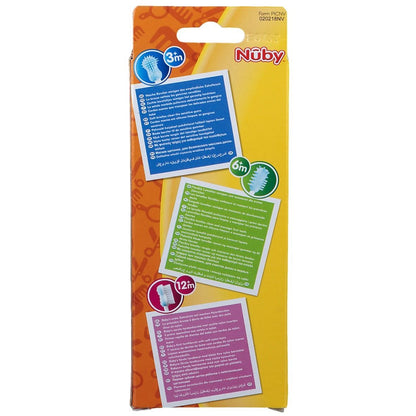 Nuby ID754 kék fogkefekészlet x3