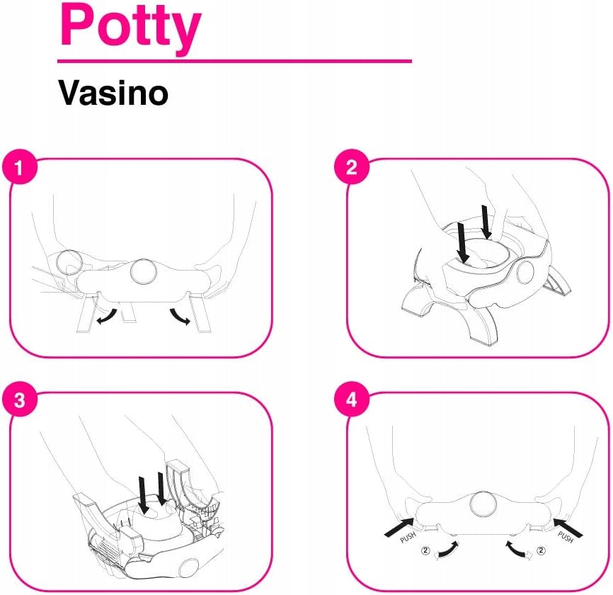 OK BABY 3ÎN1 Oliță Turistică Adaptor + saci