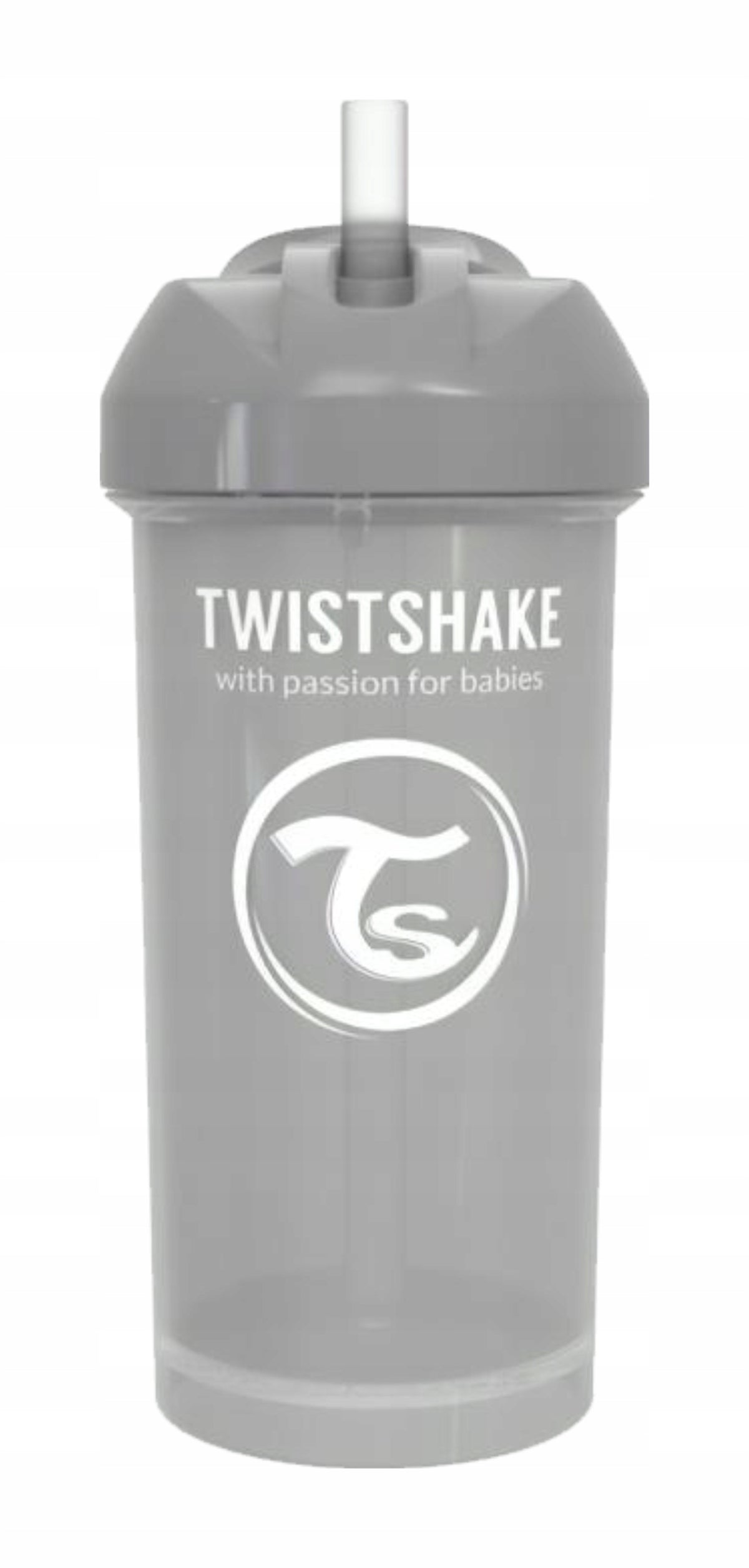TWISTSHAKE Szívószálas itatópohár, cseppmentes, 360 ml, 6 hónap+