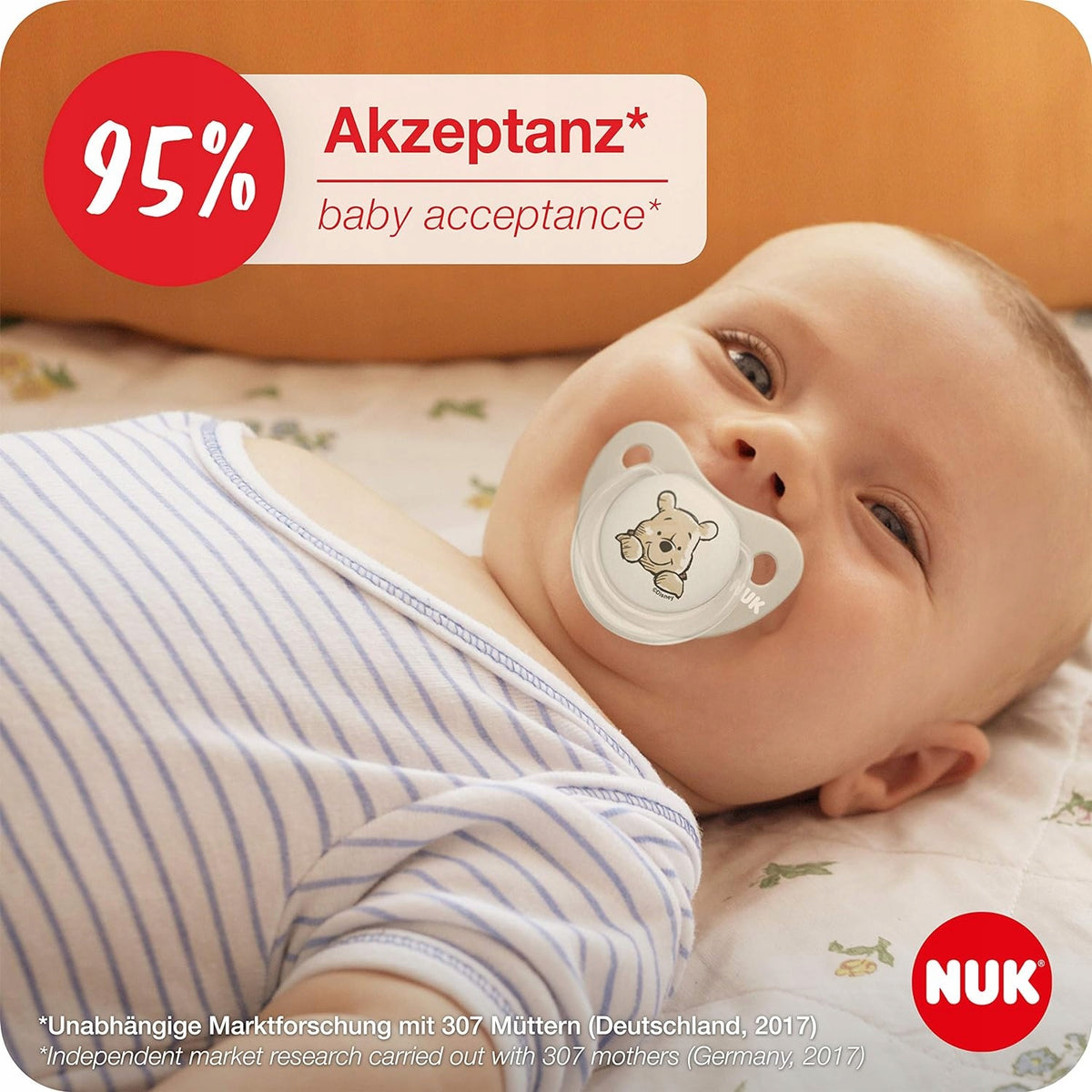 NUK Disney baby nyugtató cumi, 2 db, 0–6 hónap