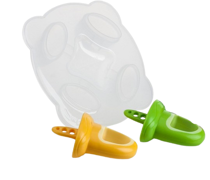 NUBY moule à glace en forme de tétine 2 pièces + plateau de congélation