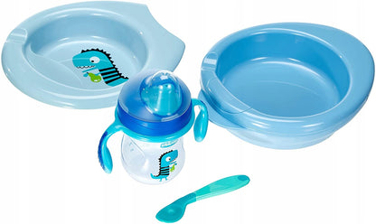 CHICCO zestaw naczyń 6msc+