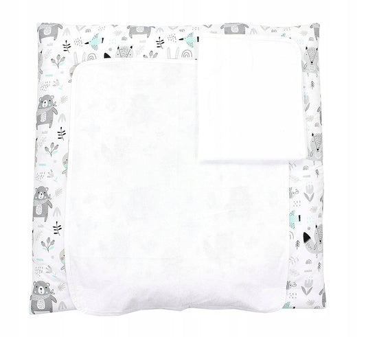 TUPTAM miękki przewijak z pokrowcami x2 75x50 cm